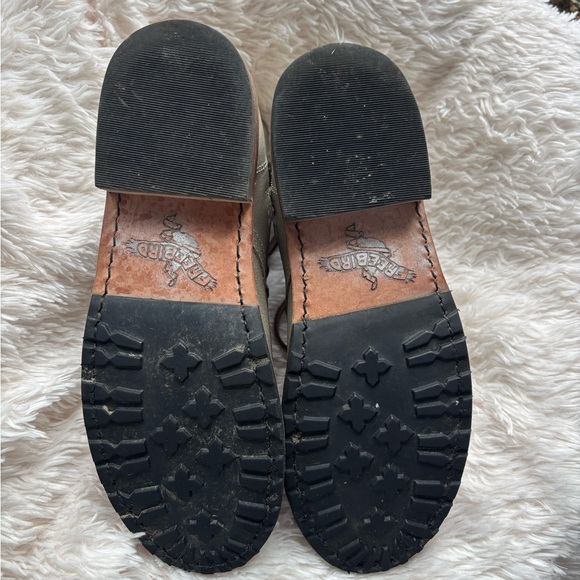 Freebird Taupe Lace-Up Ankle Boots - Picture 5 of 6